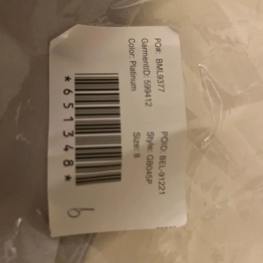 Amsale Eden long dress. Size 8 in Platinum color. Never been worn! - Picture 4 of 4